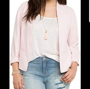 Baby pink blazer
